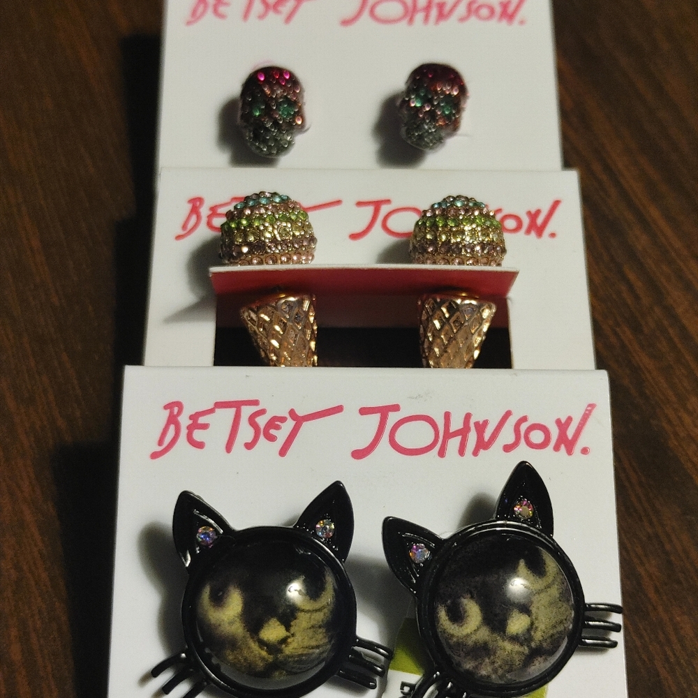 Betsey Johnson earrings